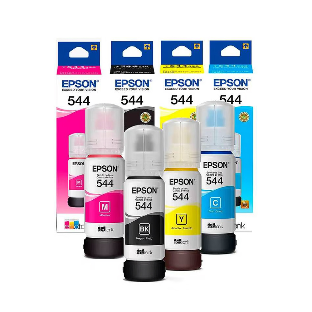 Pack de Tinta Epson T544 los 4 Colores Original