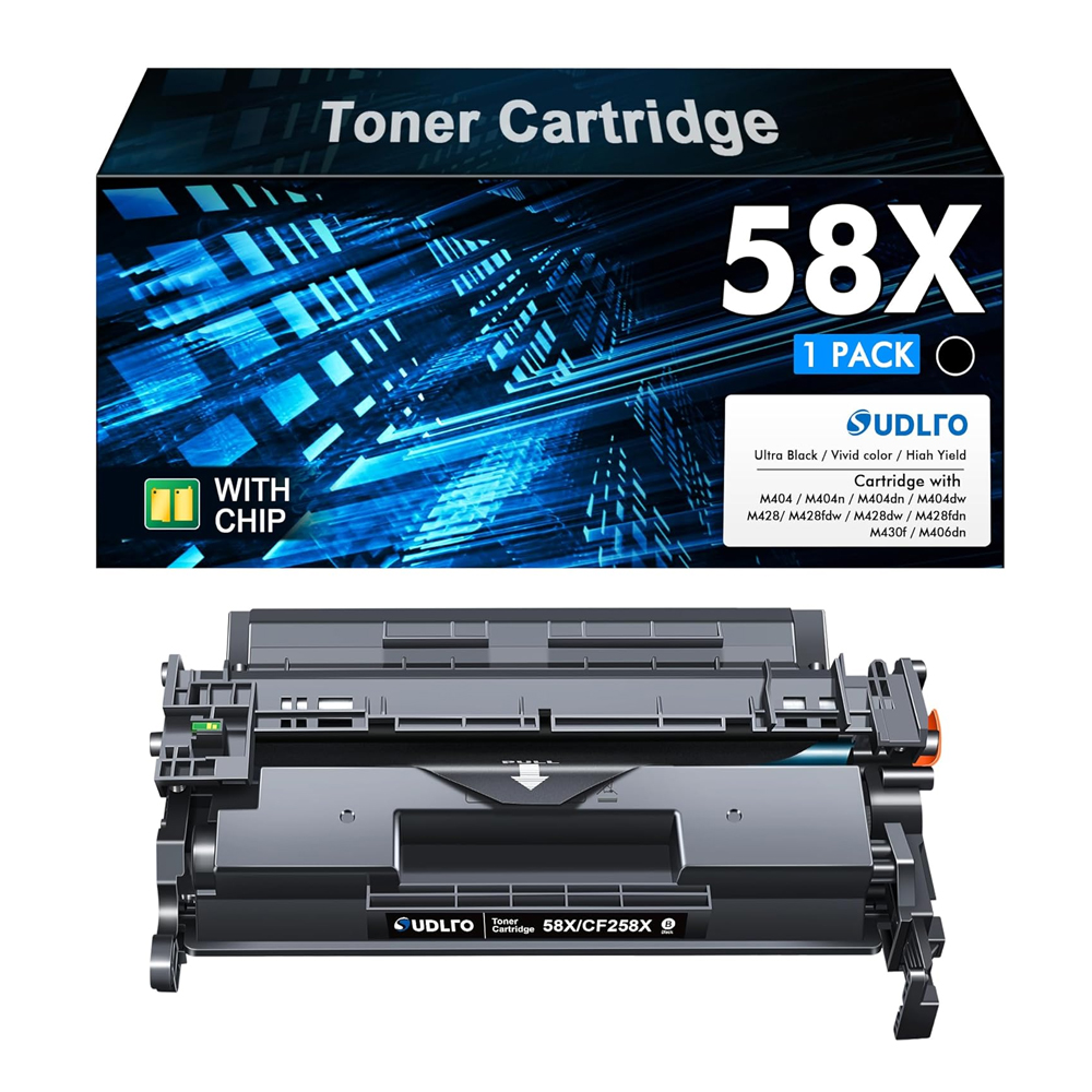 Toner Compatible HP 58X CF258X Pro M404 M428 12.5K Pag con CHIP
