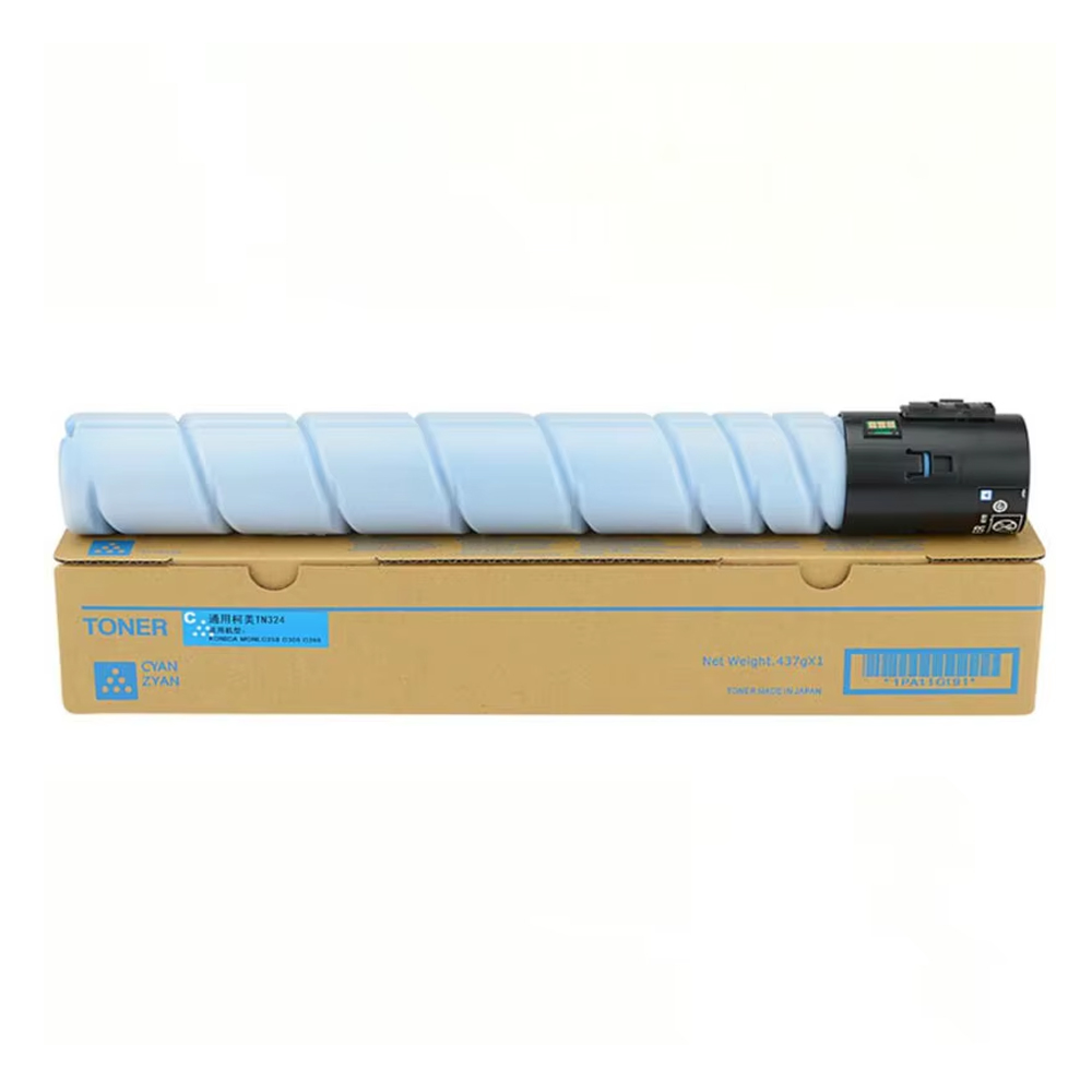 Toner Compatible TN-324C Cyan Bizhub C258, C368, C308