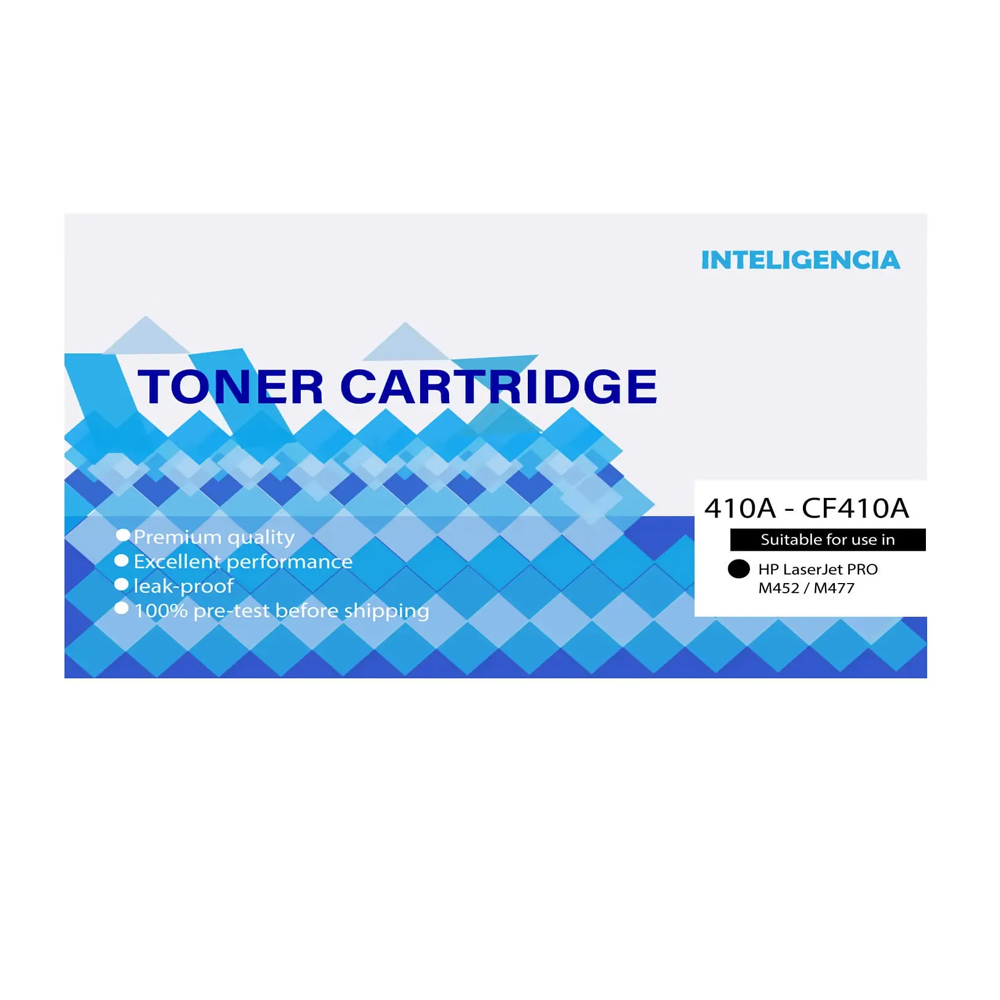 Toner HP 410A CF410A Negro Compatible M477fdw M452