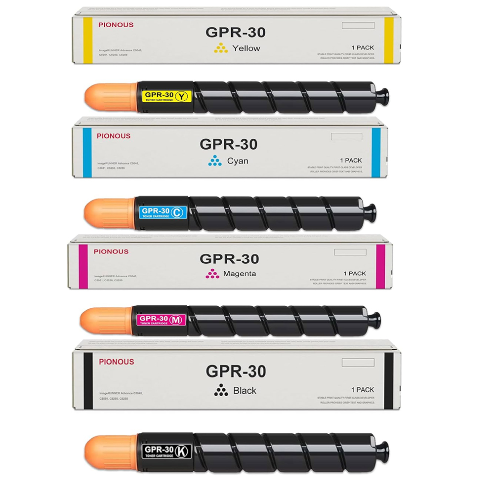 Kit de Toner GPR-30 Compatible BK, Cyan, Yellow, Magenta