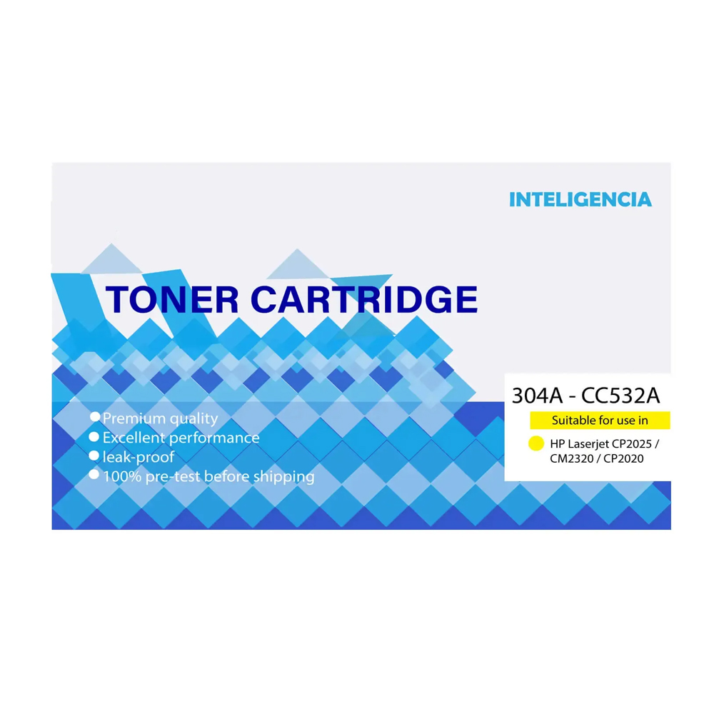 Tóner HP 304A Yellow CC532A Laserjet CP2025 - CM2320 - CP2020 Compatible