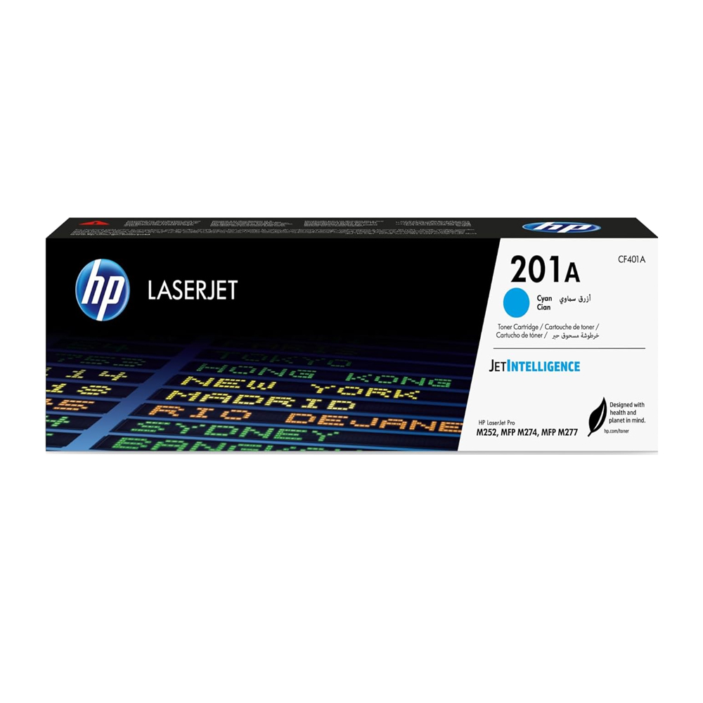 Toner HP 201A Cyan CF401A Laserjet M277Dw/M252Dw 1400 Pag.
