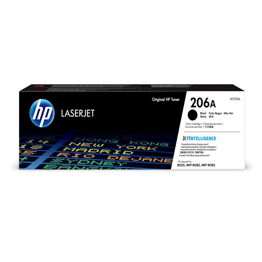 Toner HP 206A Negro (W2110A) Laserjet M255/M283 1350 Pag.