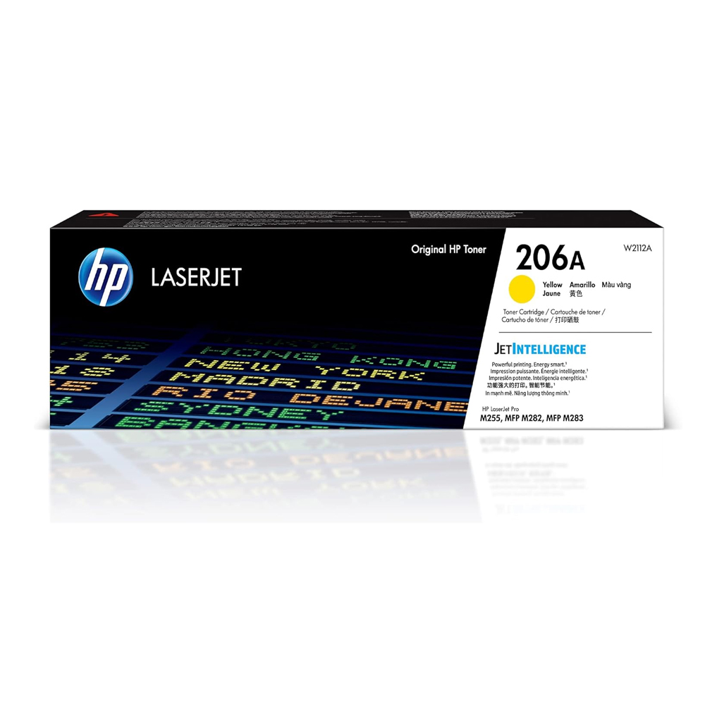 Toner HP 206A Yellow W2112A Laserjet M255-M283 1350 Pag