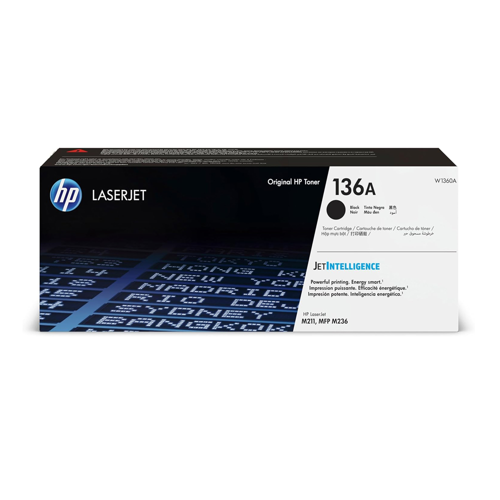 Toner Hp 136A W1360A Negro M211 Mfp M236 M209Dwe 1150 Pag