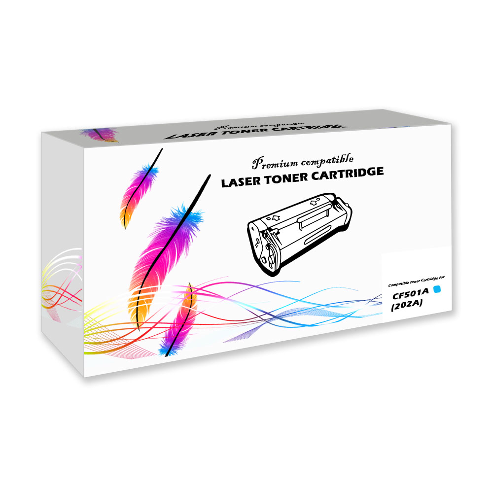 Toner Compatible 202A Cyan HP CF501A Para M254, MFP M280, M281