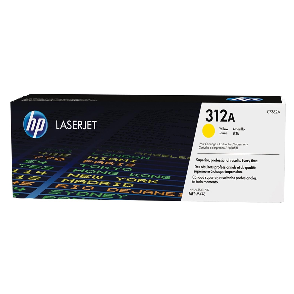 Toner-Hp-Cf382A-312A-L.J.-M476-Yellow-2.7K-Pg 312A Yellow