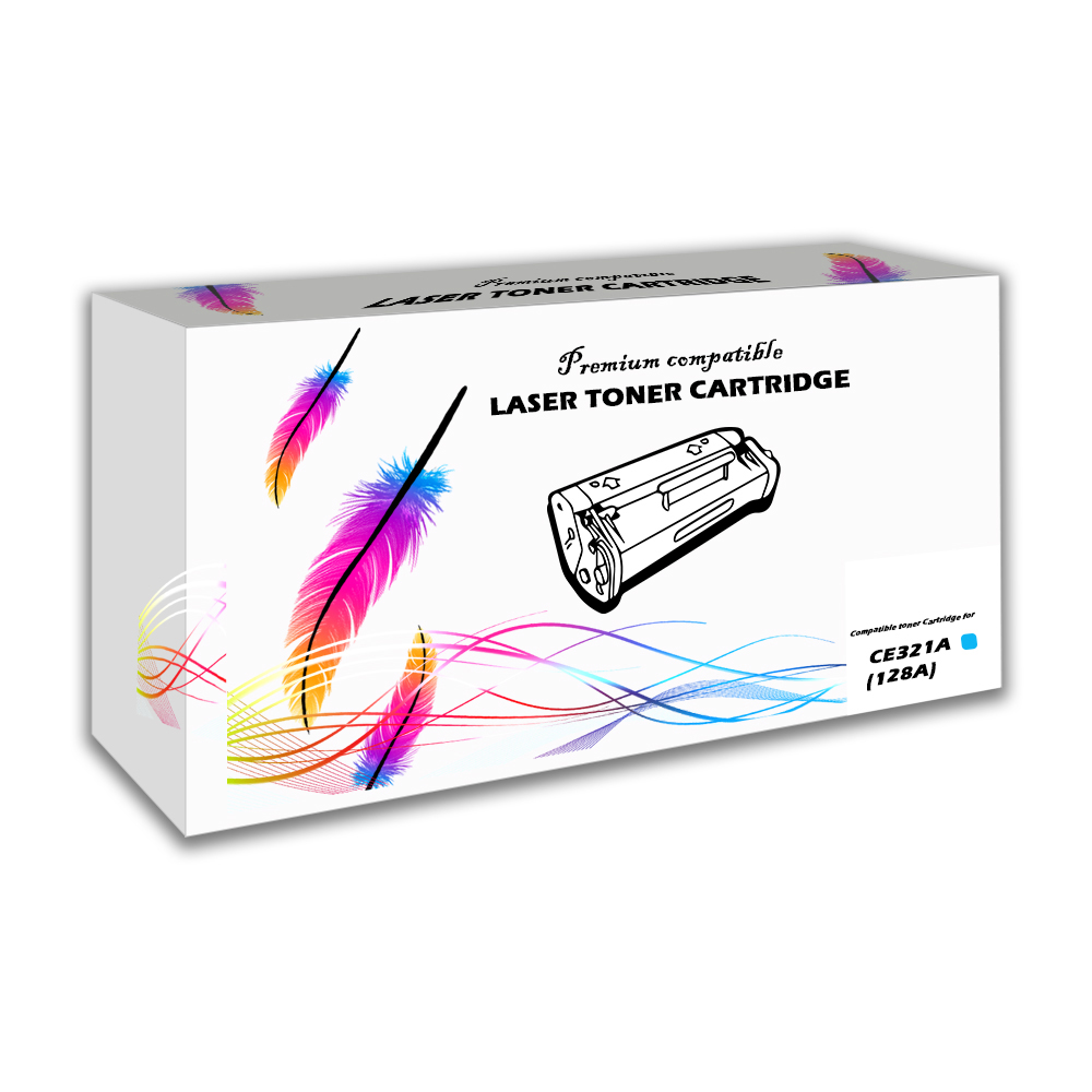  Toner HP 128A Cyan CE321A 1.3K Pág. CM1410 Compatible