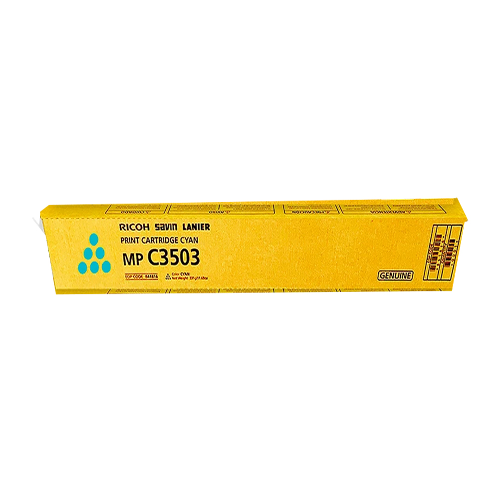 Toner Ricoh Compatible 841816 Cian 331g MP C3003. MP C3503