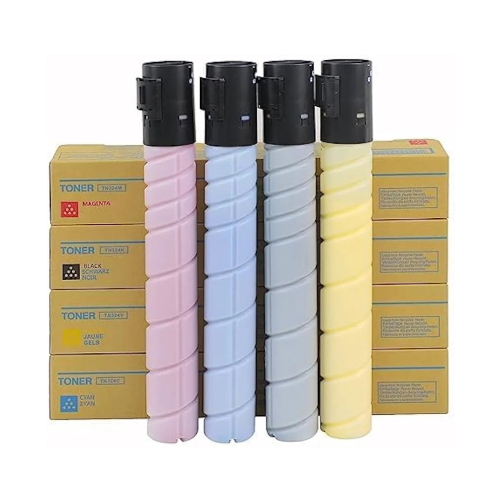 Kit De Toner TN-324 Compatible CMYK C258, C368, C308 26k