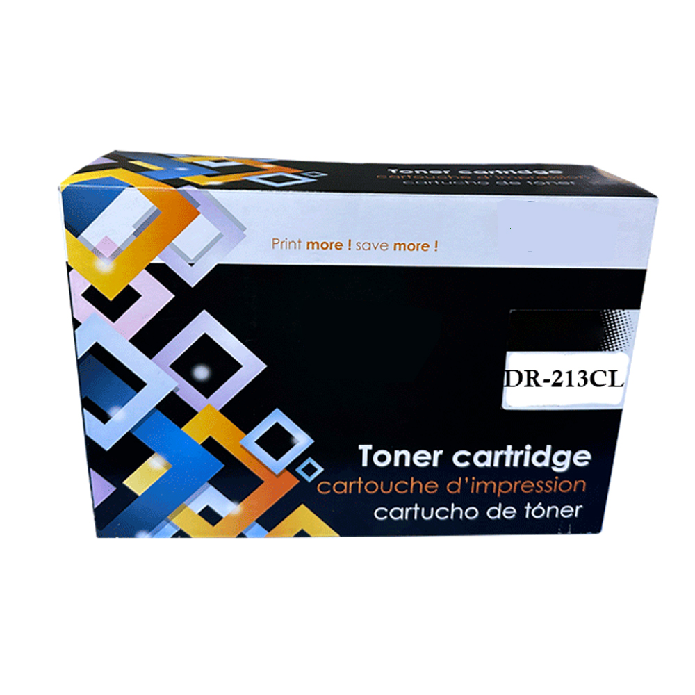 Optimiza el rendimiento de tu impresora con el Drum compatible DR-213CL. Diseñado para ofrecer impresiones nítidas y de alta calidad, es ideal para oficinas y usuarios exigentes.